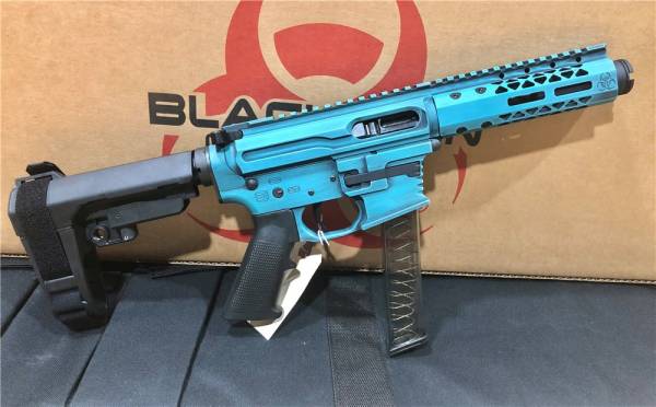 BLACK RAIN Ordnance AZTEC Blue AR Pistol custom