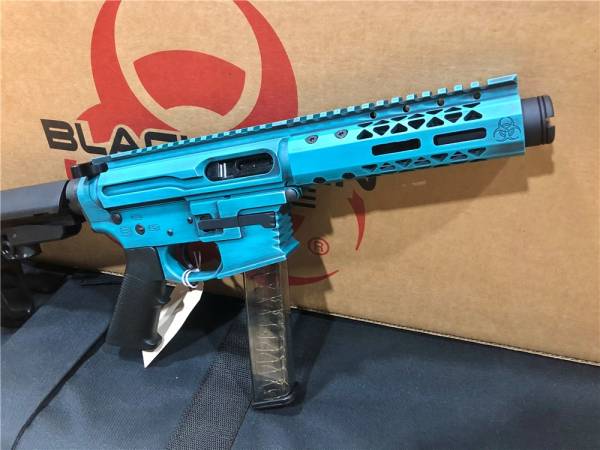 BLACK RAIN Ordnance AZTEC Blue AR Pistol custom