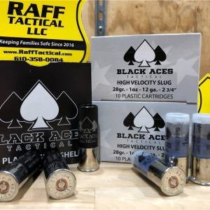 BLACK ACES Buckshot 25 and Slug 20 Combo pack high velocity shotgun shell